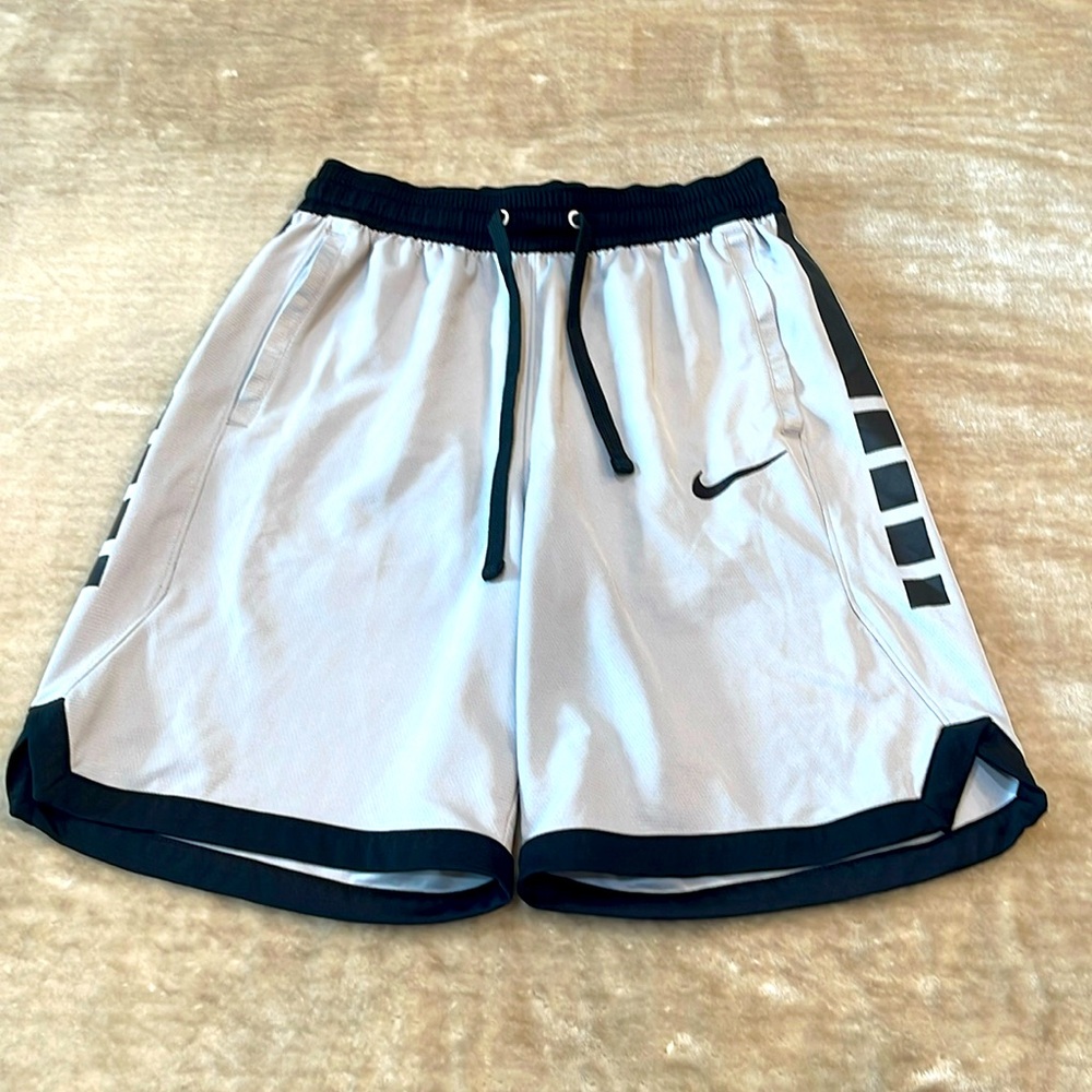 Men’s Nike Grey & Black trim basketball shorts Size M shirts sold separately